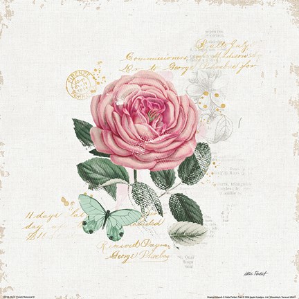 Framed French Romance IV Print