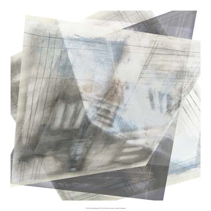 Framed Faceted Illusion II Print