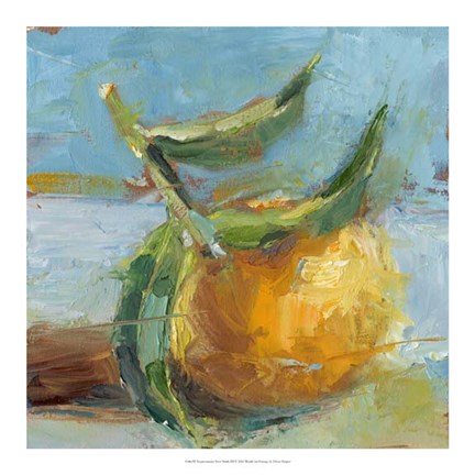 Framed Impressionist Fruit Study III Print