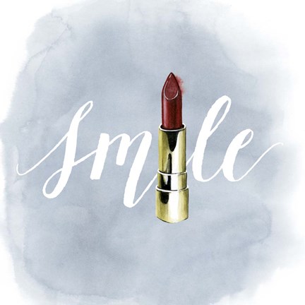 Framed Let&#39;s Makeup IV Print