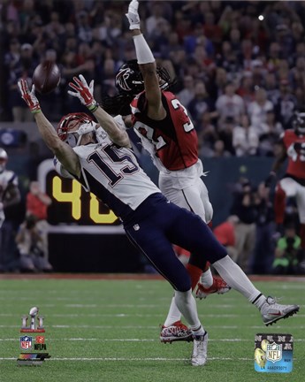 Framed Chris Hogan Super Bowl LI Print