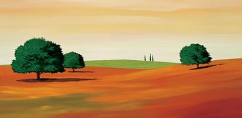 Framed Gio Mondelli - Vallata Size 39.5x19.75 Print