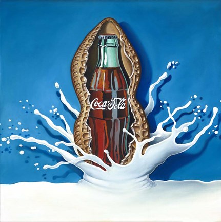 Framed Coconut Cream Pi (Coke in Nut Cream Pie) Print