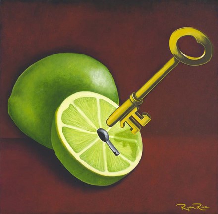 Framed Key Lime Pi Print