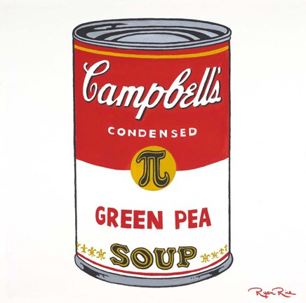 Framed Pecan Pi (Pea Can Pi) Print