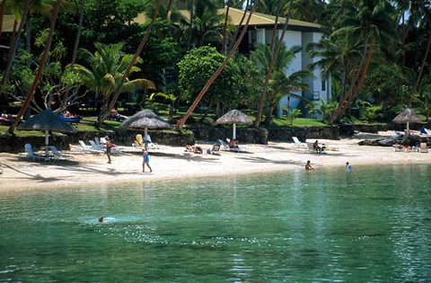 Framed Warwick Fiji Resort, Fiji Print