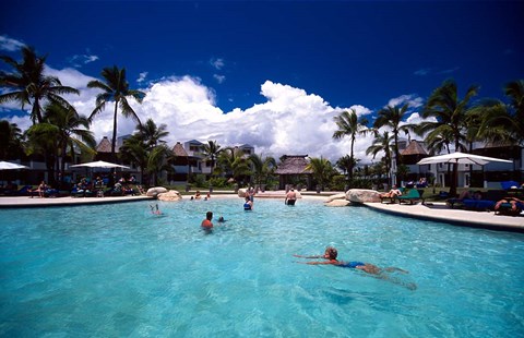 Framed Pool, Sheraton Denarau Villas, Denarau Island, Fiji Print