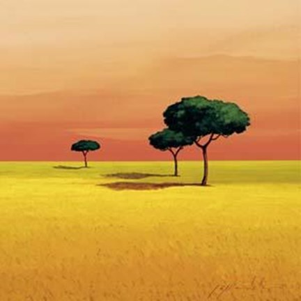 Framed Alberi in Pianura Print