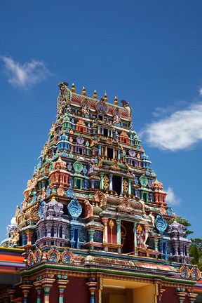 Framed Close up of Sri Siva Subramaniya Swami Temple, Viti Levu, Fiji Print