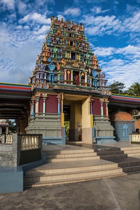 Framed Sri Siva Subramaniya Hindu temple, Fiji Print