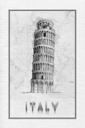 Framed Travel Italy Print