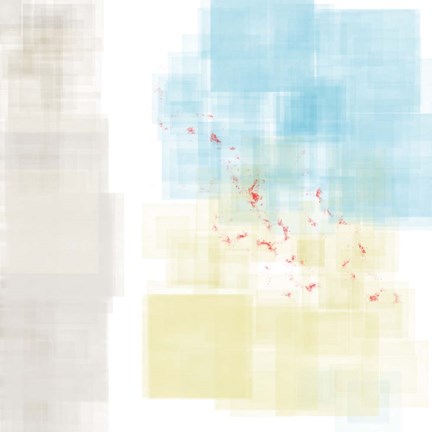 Framed Abstract Splatter I Print