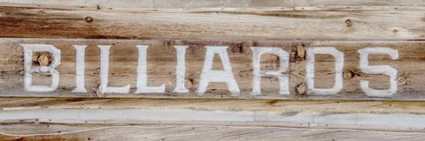 Framed Billiards Print