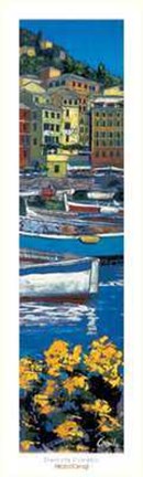 Framed Porticciolo di Camogli Print