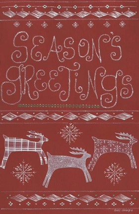 Framed Season's Greetings Print