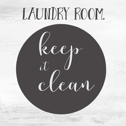 Framed Laundry III Print