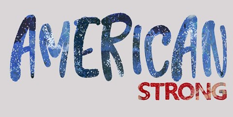 Framed American Strength Print