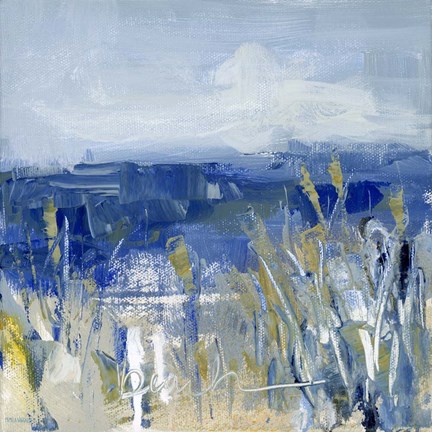 Framed Winter Beach Print