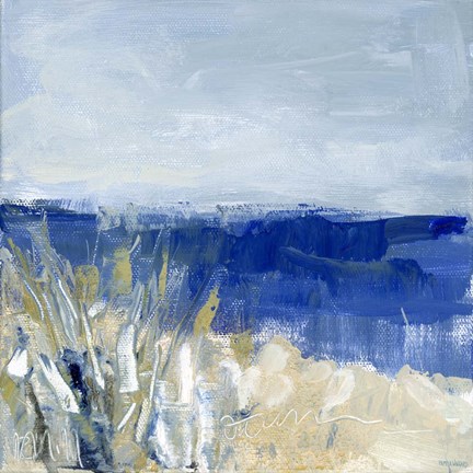 Framed Winter Beach II Print