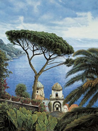 Framed Amalfi Coast Print