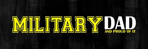 Framed Proud Military Dad Print