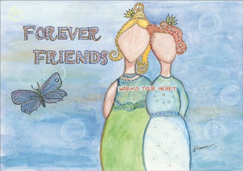 Framed Forever Friends Print