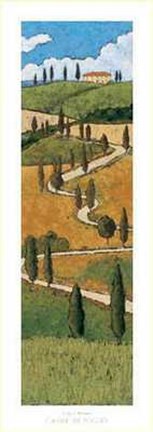Framed Casale Sul Poggio Print