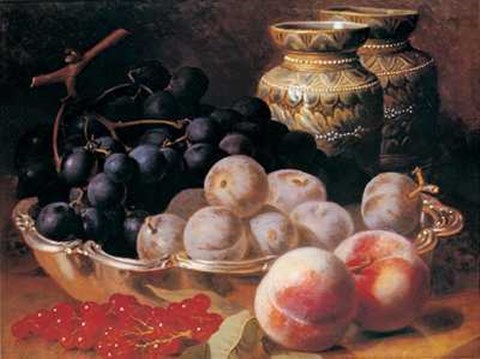 Framed Eloise harriet Stannard - Still Life with Two Vases Size 15.75x11.75 Print