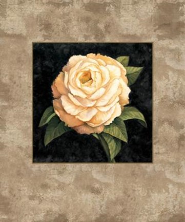 Framed Yellow Peony Print