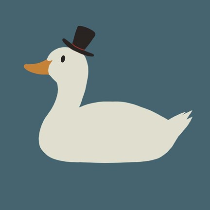 Framed Duck Family Dad Print