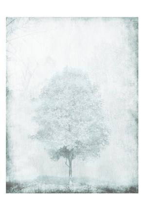 Framed Snow Tree Print