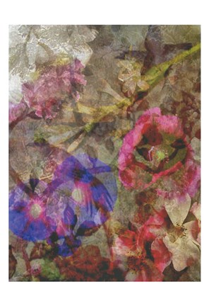 Framed Floral Meeting 2 Print