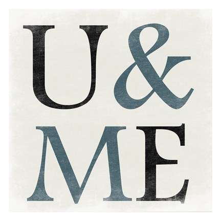 Framed U &amp; ME Pure Print