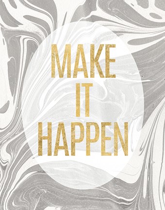 Framed Lets Go for the Gold I Print