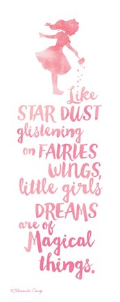 Framed Little Girls Dreams Print