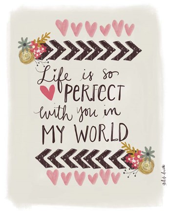 Framed Love the Life You Live Print