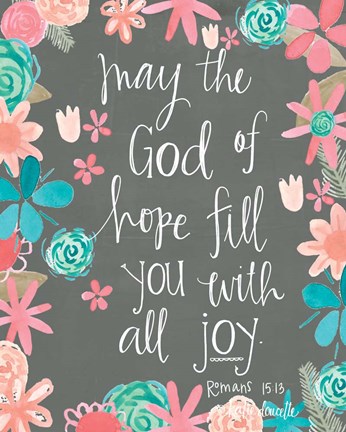 Framed Hope of God Print