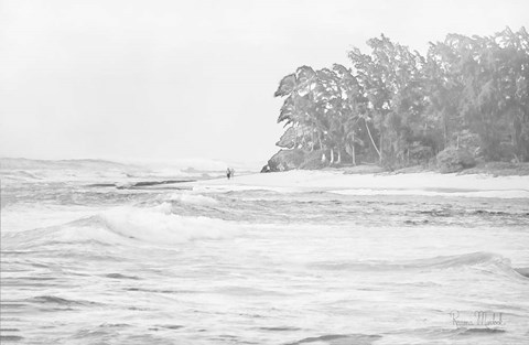 Framed Walkin&#39; the Beach Print