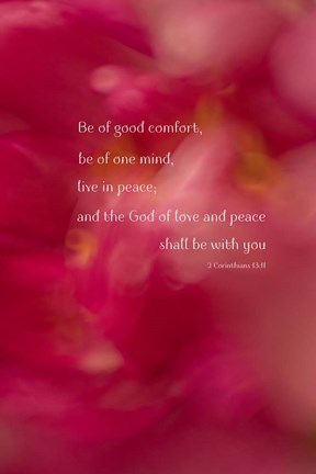 Framed Be of Good Comfort Print