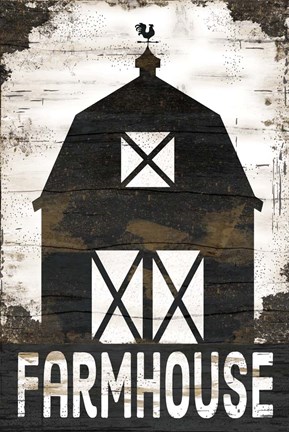 Framed Farmhouse Barn Print