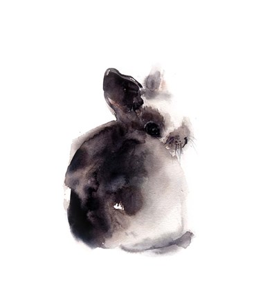 Framed Contemporary Rabbit Print