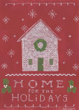 Framed Home for the Holidays Print