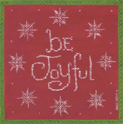 Framed Be Joyful Print