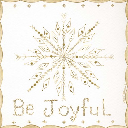 Framed Be Joyful Print