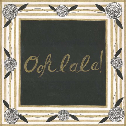 Framed Ooh La La Print