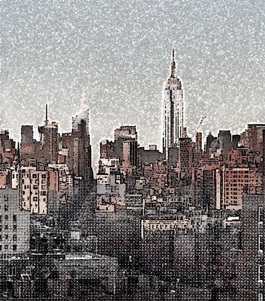 Framed Empire State Building II Print