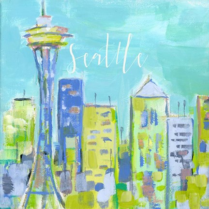 Framed Seattle Print