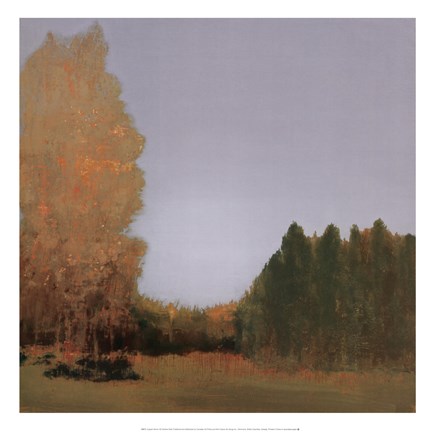 Framed Copper Grove I Print