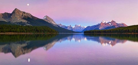 Framed Maligne Lake Print