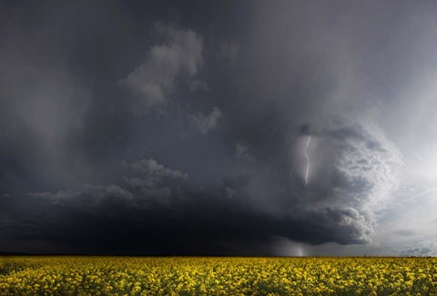 Framed Gewitterfront Print